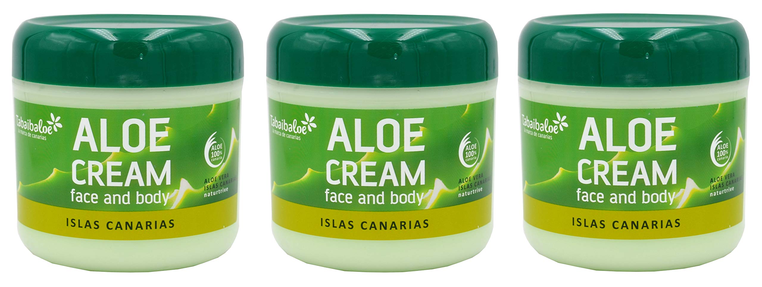 Tabaiba Aloe Vera Face and Body Moisturising Cream - 3 Pack