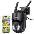 Codnida 5MP Outdoor Security Camera | 2.4/5Ghz WiFi Pan/Tilt CCTV