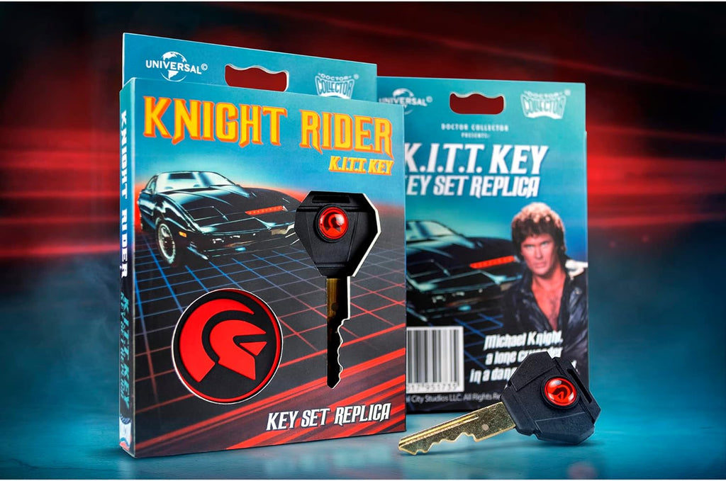 Knight Rider KITT Replica Car Key and Keychain Set by Snaps