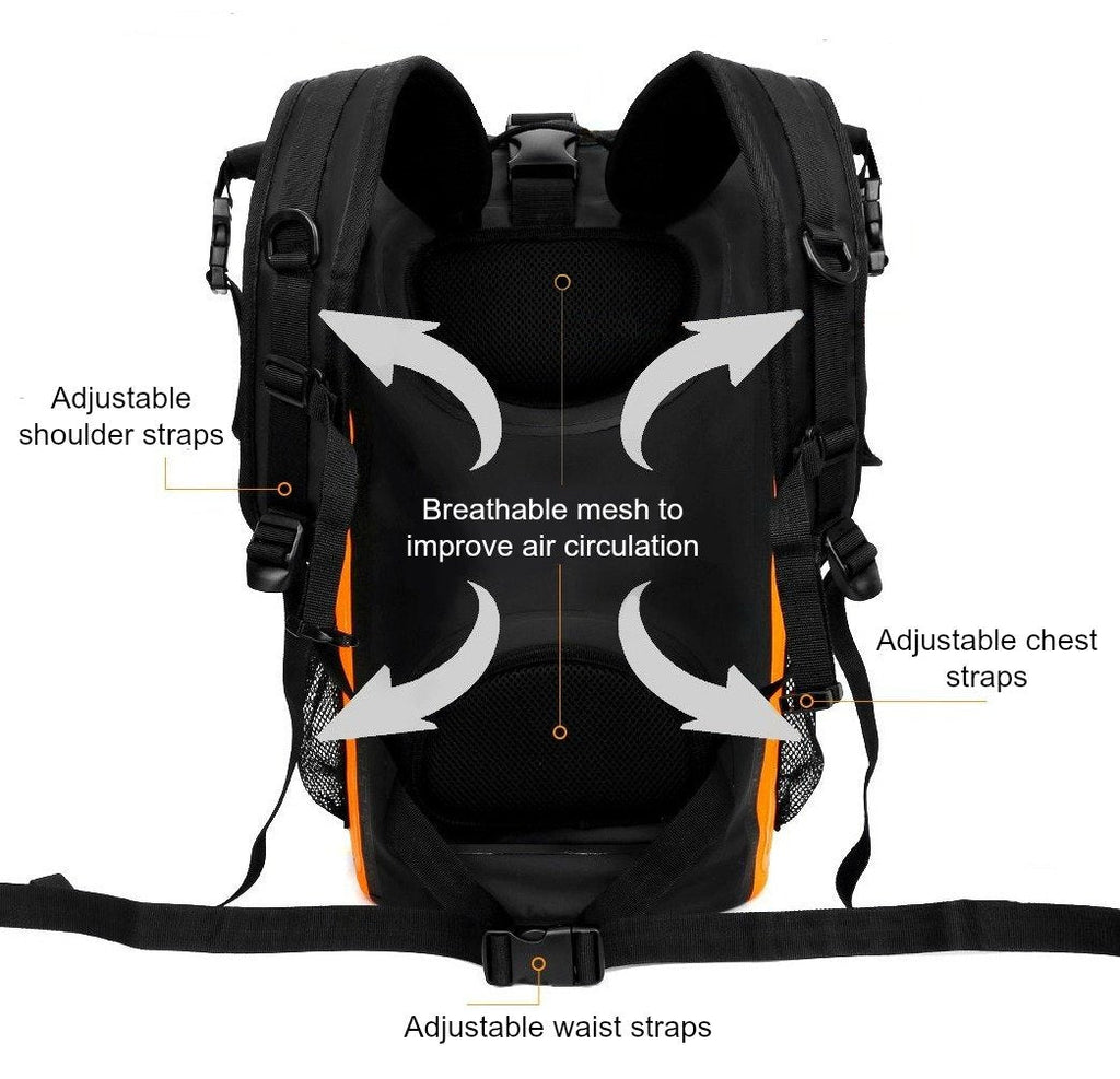 35L Waterproof Dry Bag Backpack with IPX8 Phone Case