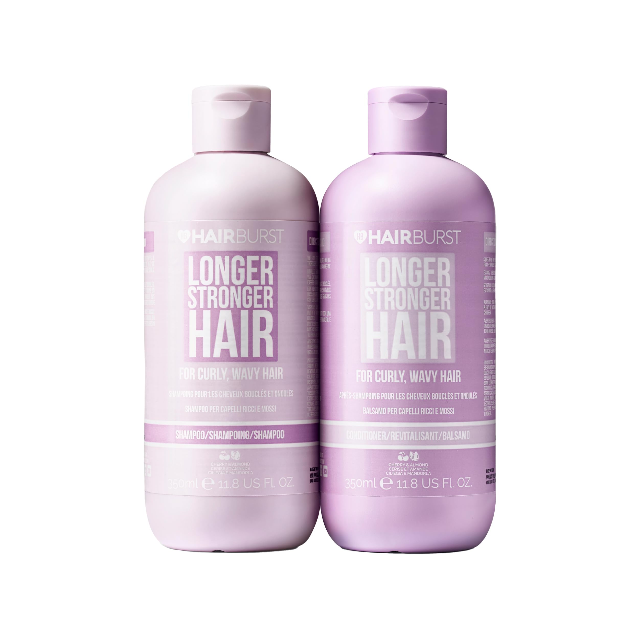 Hairburst Wavy & Curly Hair Shampoo and Conditioner Set | CGM Approved