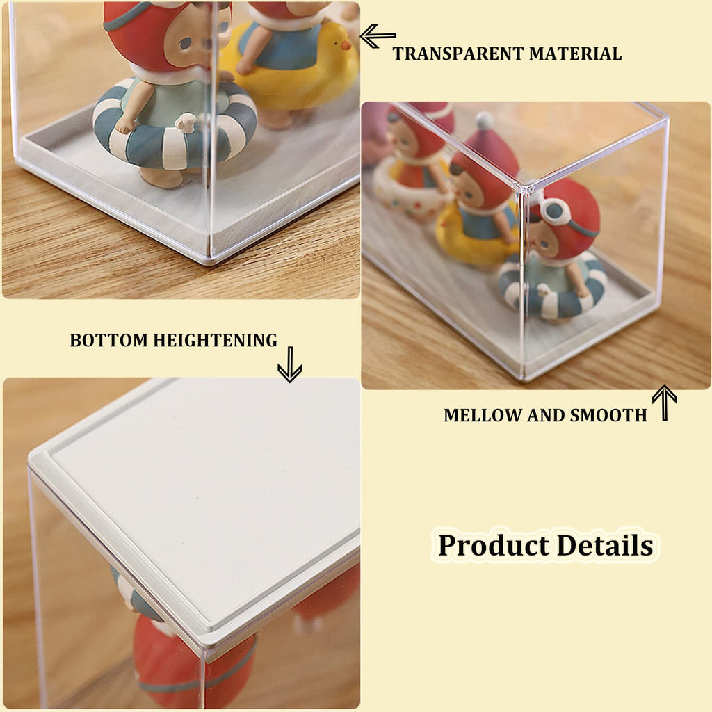 Clear Display Case for Figures，Acrylic Display Case for Doll Toy Collectibles, Action Figures - image 3