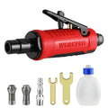 WORKPRO Air Die Grinder – 1/4" & 1/8" Pneumatic Mini Straight Grinder