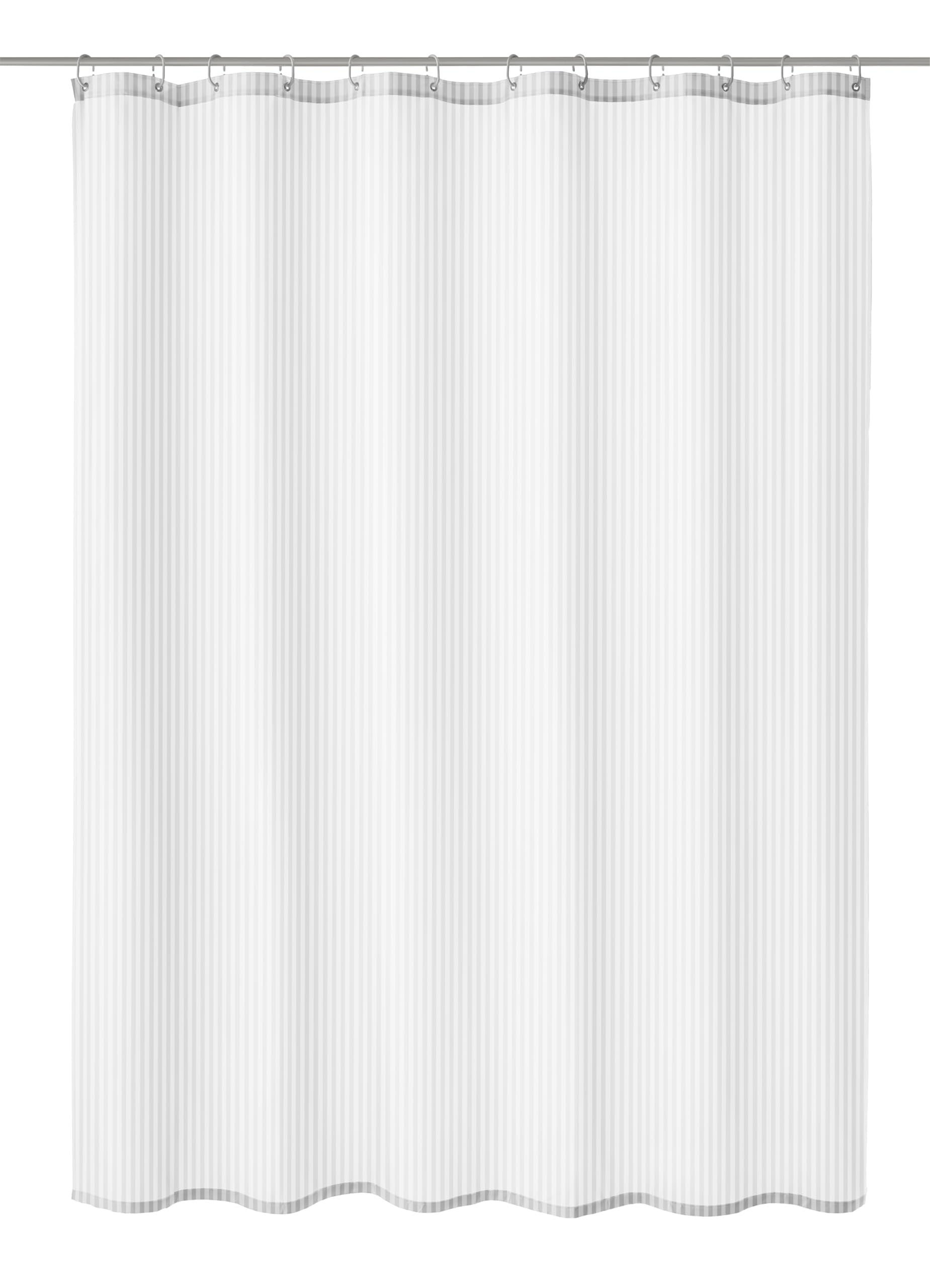 Kleine Wolke Sanna Shower Curtain | White Polyester | 120 x 200 cm