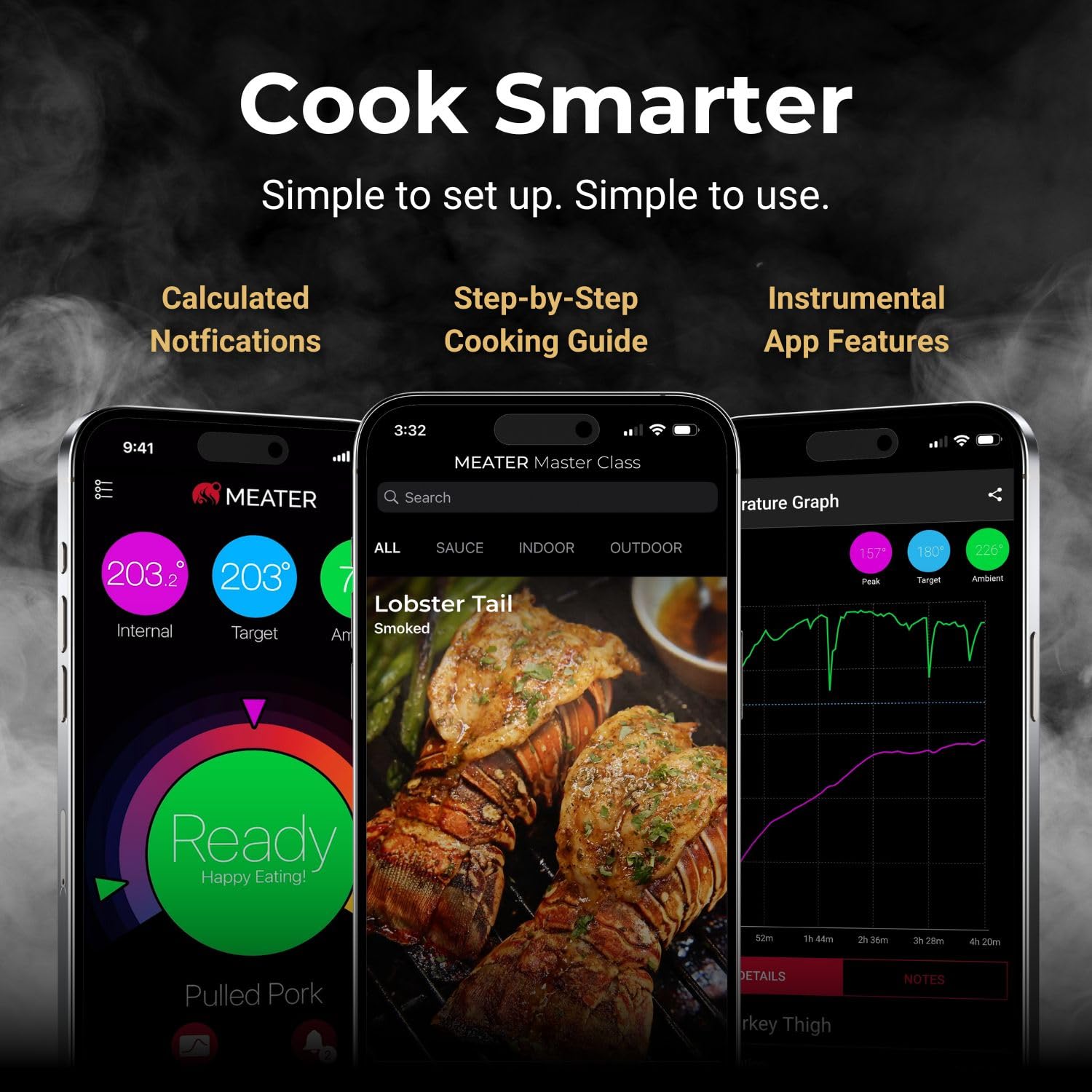 MEATER SE Smart Wireless Meat Thermometer | Bluetooth Digital Grill Probe