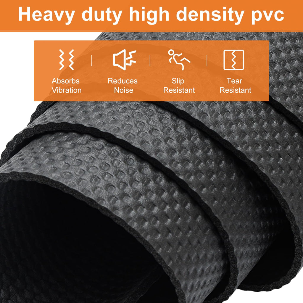 Jolof Store Heavy-Duty Treadmill Mat | 6mm Rubber Floor Protection