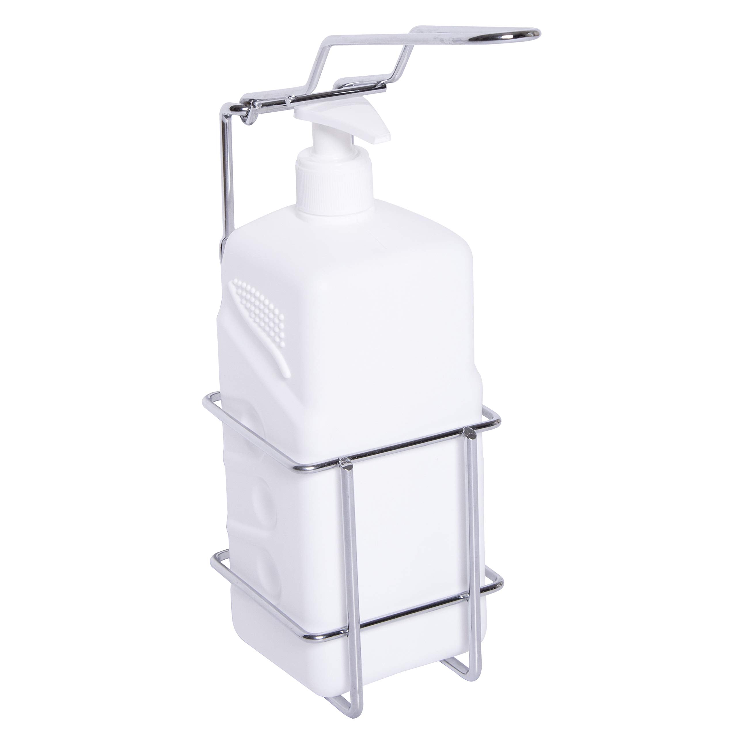 Croydex Elbow Operated Soap Dispenser | 1000ml Wall Mounted - White