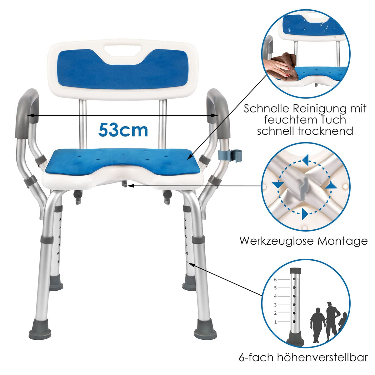Duschstuhl Shower Chair M