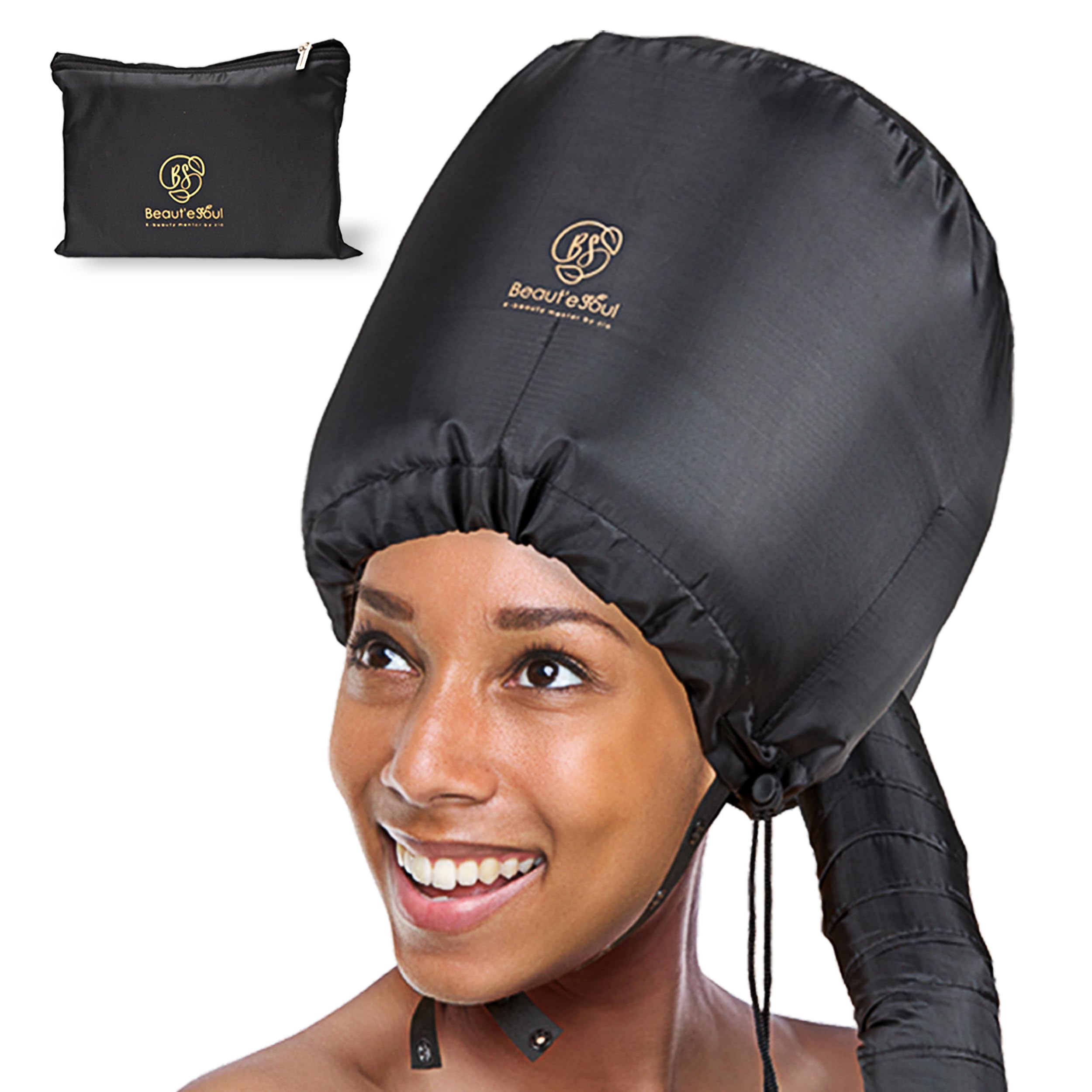 BEAUT'E SEOUL Bonnet Hood Hair Dryer Cap for Deep Conditioning & Styling