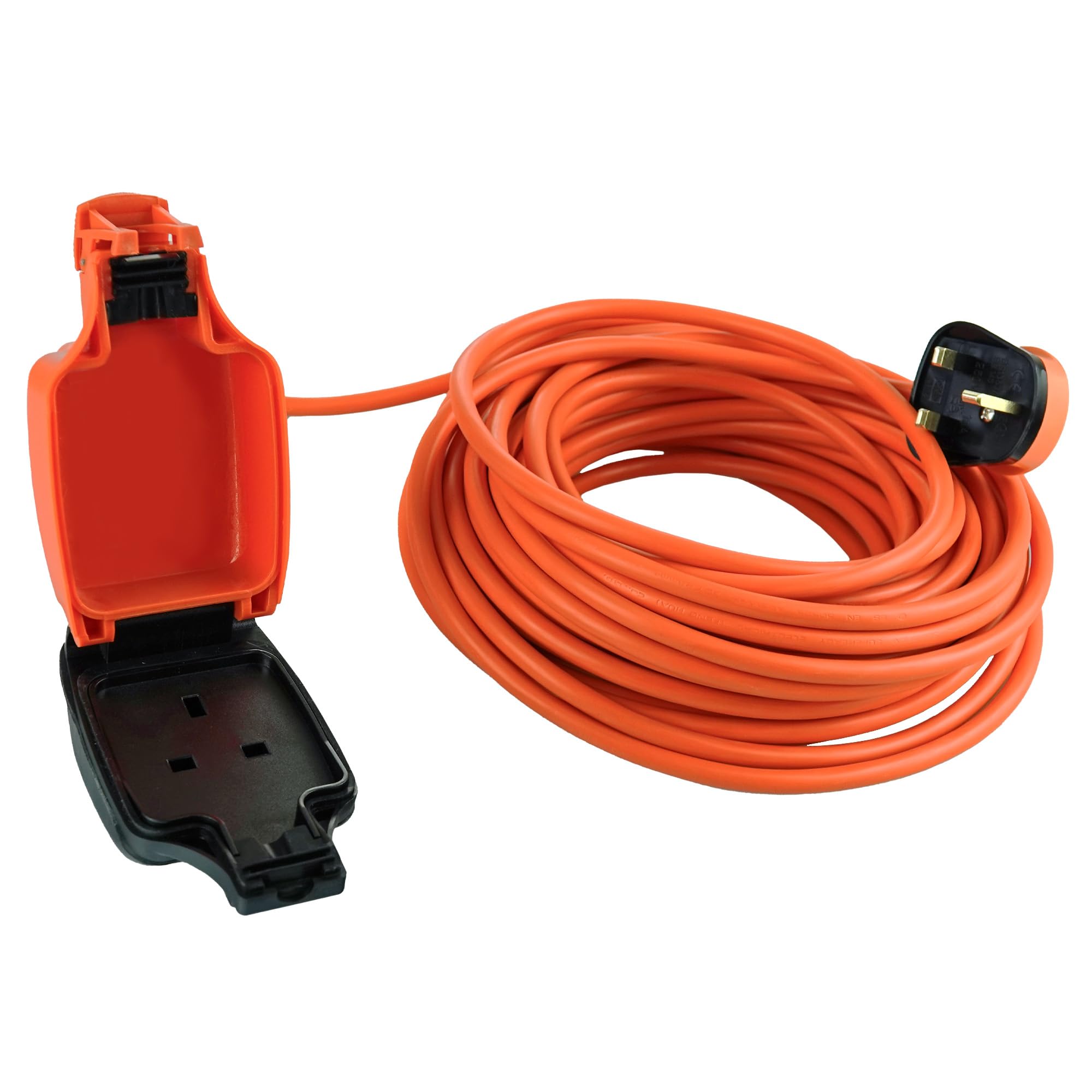 Netagon IP54 Waterproof Outdoor Extension Lead - 20M Single Socket
