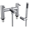 WasserRhythm Bath Mixer Tap with Shower Attachment | Chrome Brass