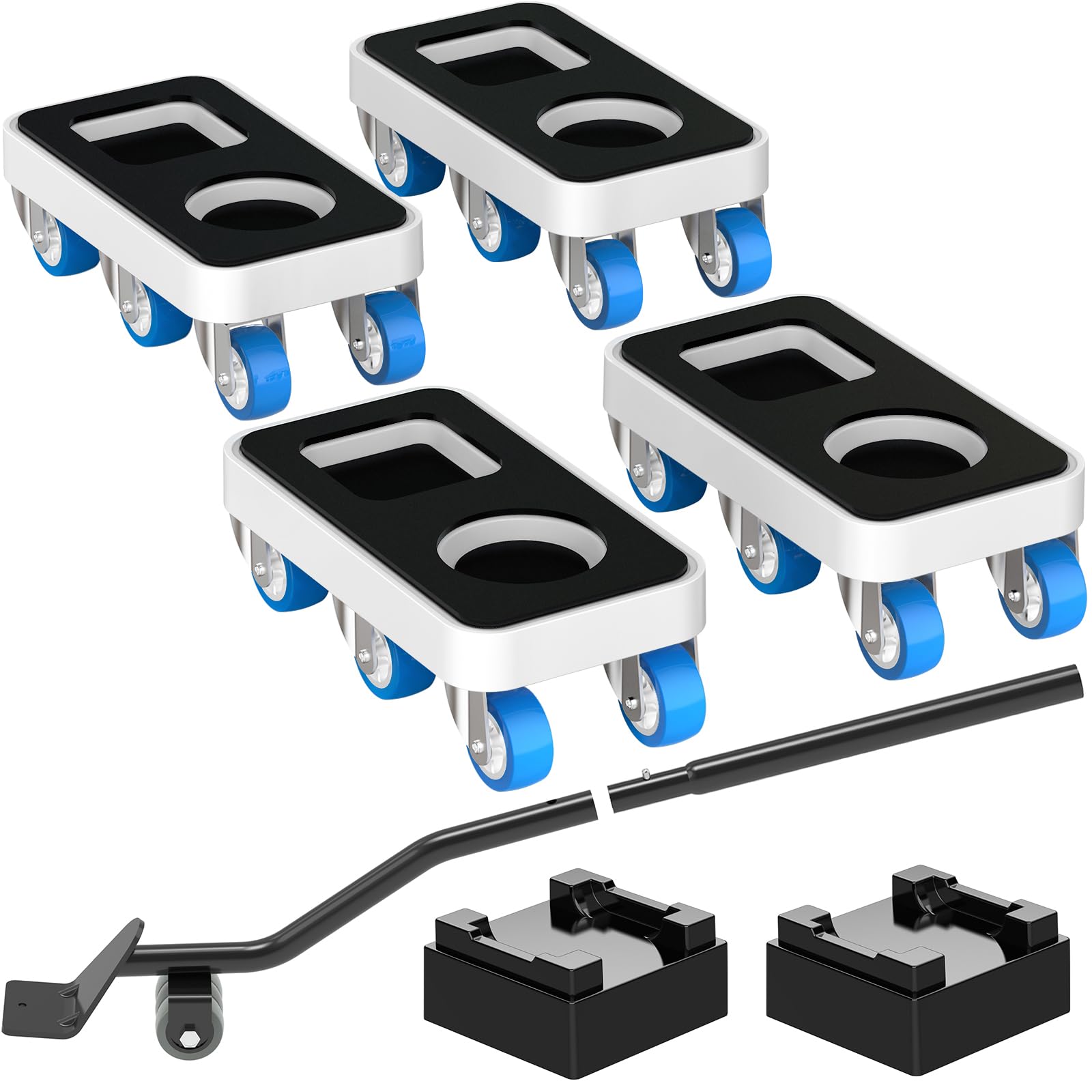 NIUXX Heavy Duty Furniture Slider with 1.5 Inch Rotating Wheels