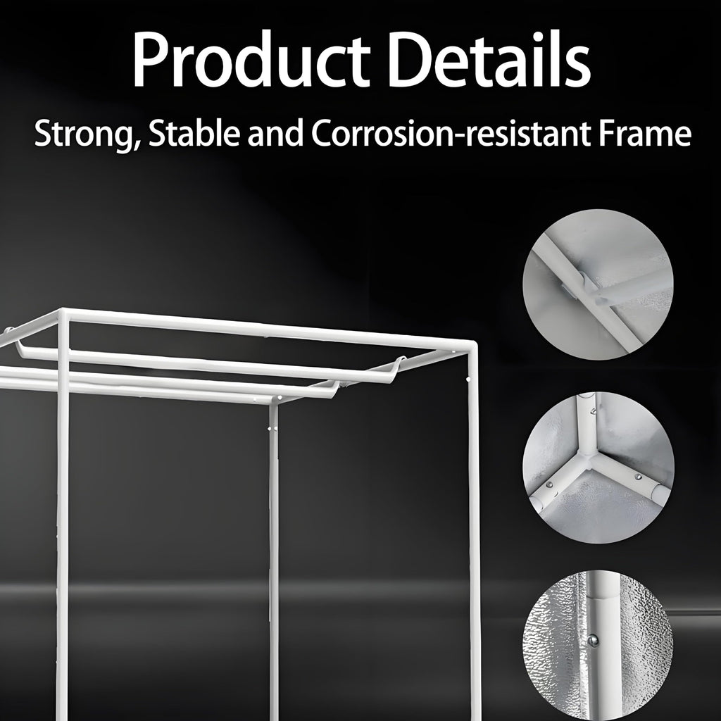 SunStream Hydroponic Grow Tent | 32x32x64 | 600D Mylar Indoor Plant Tent