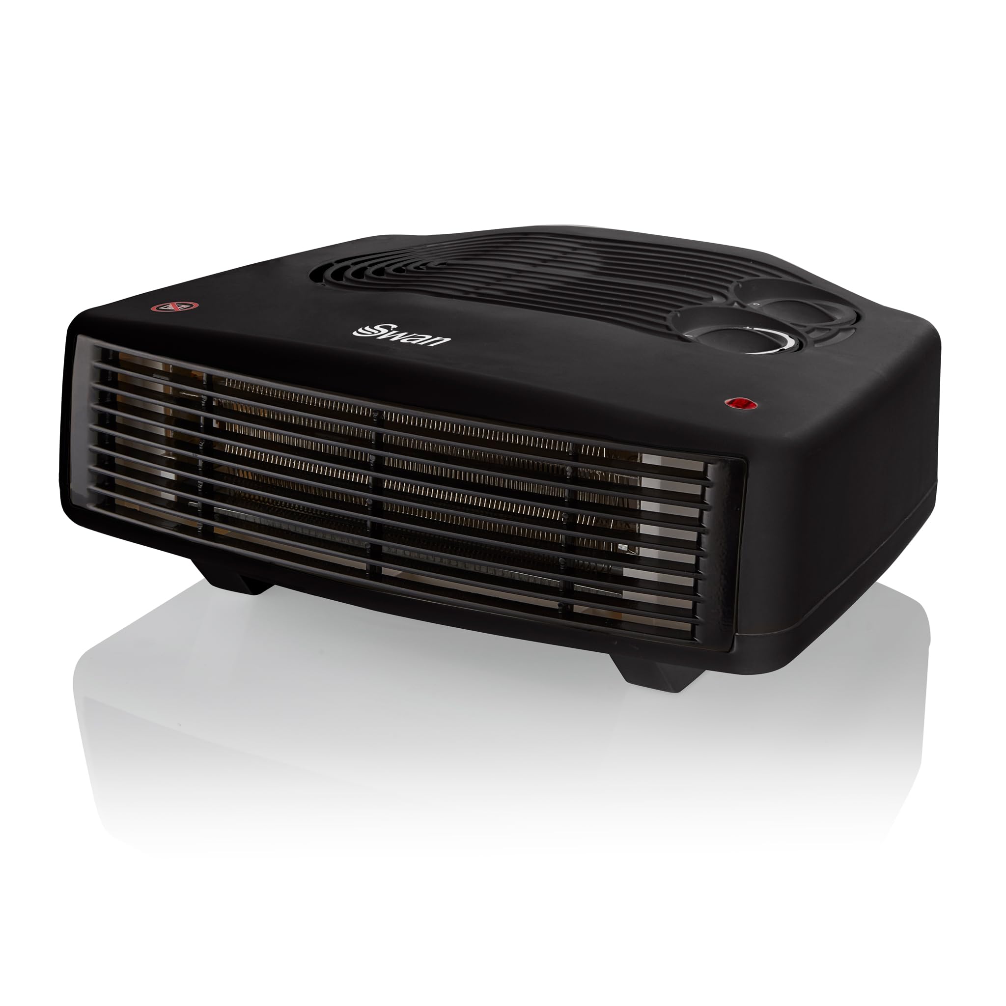 Swan SH27030N Horizontal Fan Heater | 3000W Electric Space Heater, Black