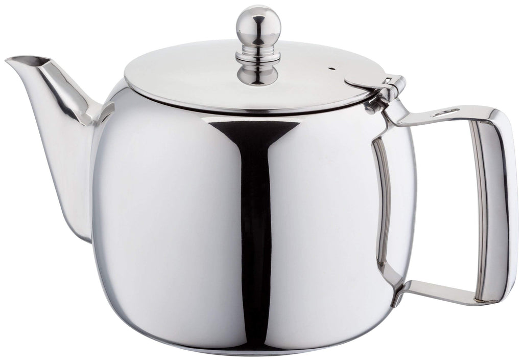 Stellar Traditional Teapot – 4 Cup 900ml Mirror Finish Stainless Steel