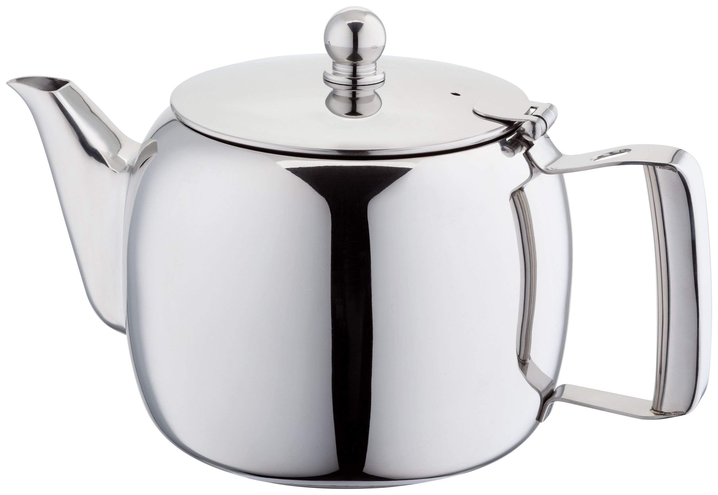 Stellar Traditional Teapot – 4 Cup 900ml Mirror Finish Stainless Steel