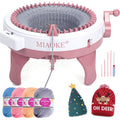 MIAOKE 48 Needles Knitting Machine | Large Weaving Loom for Hats & Scarves