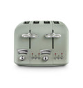 De'Longhi Argento Flora 4-Slice Toaster | Peppermint Green | 1800W