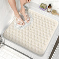 Volminex Non-Slip Bath Mat, Shower Mats, Bathtub Mat, Off-white, 60×60cm - image 1