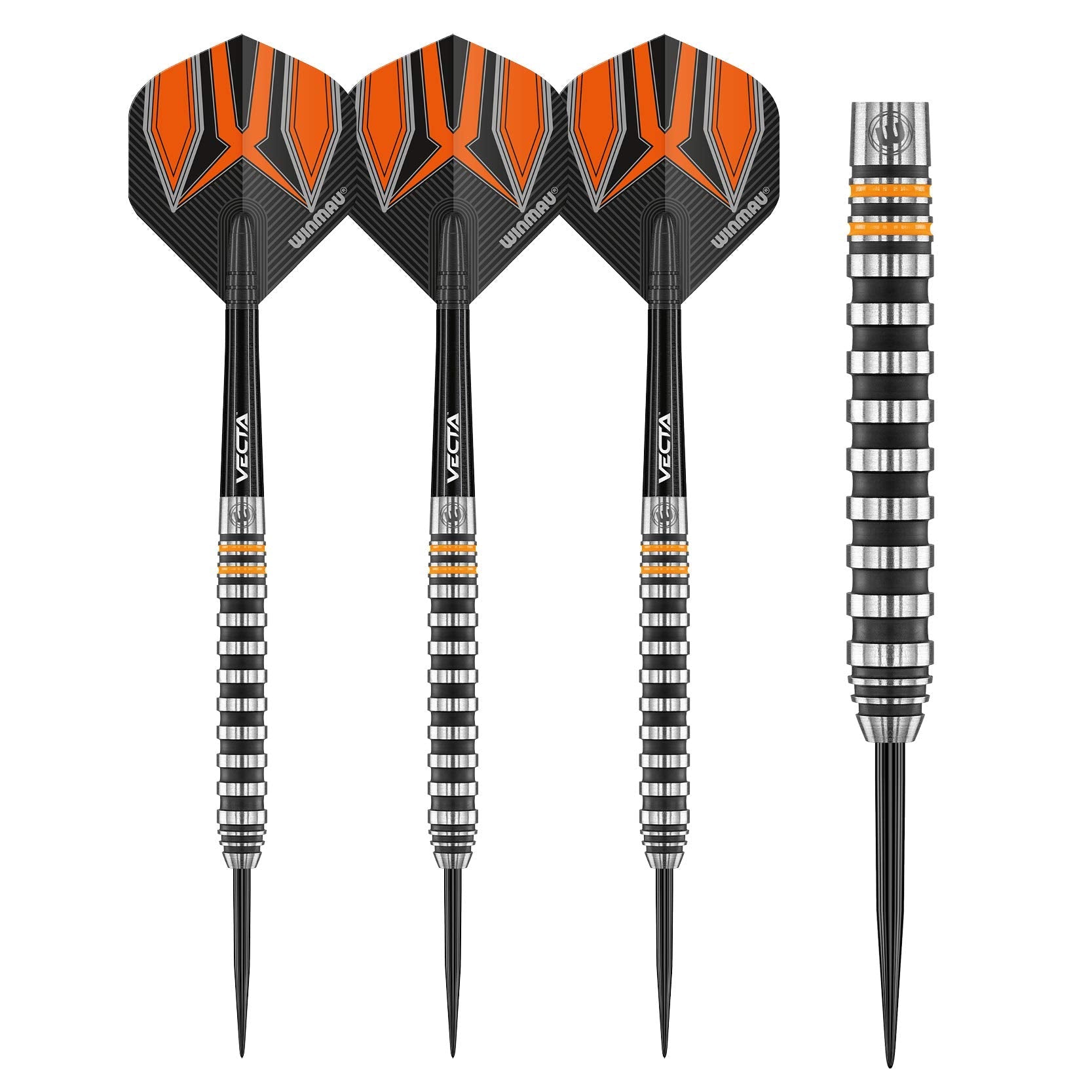 WINMAU Fury 28g Tungsten Darts Set | Prism Flights & Vecta Shafts