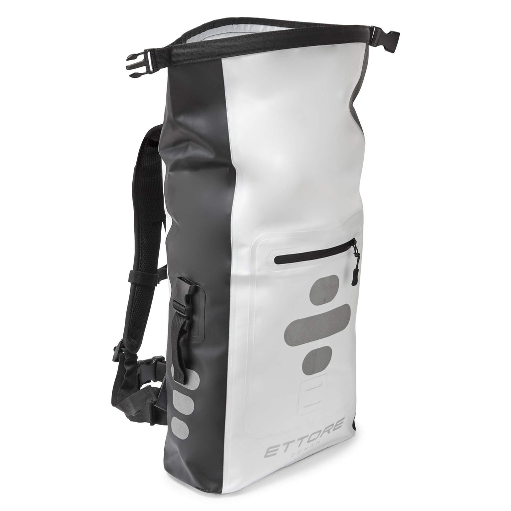 Ettore Sonar Cycling Rucksack – 30L Waterproof Dry Bag – Black/White