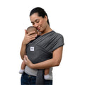 ELDOMA Baby Wrap Carrier – Breathable Lightweight Infant Sling, Dark Grey