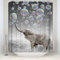 Jolof Store Elephant Shower Curtain – Waterproof Polyester Fabric Decor