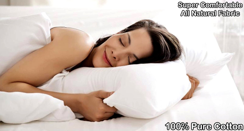 Euphoric Gifts White 100% Egyptian Cotton Double Duvet Bedding Set