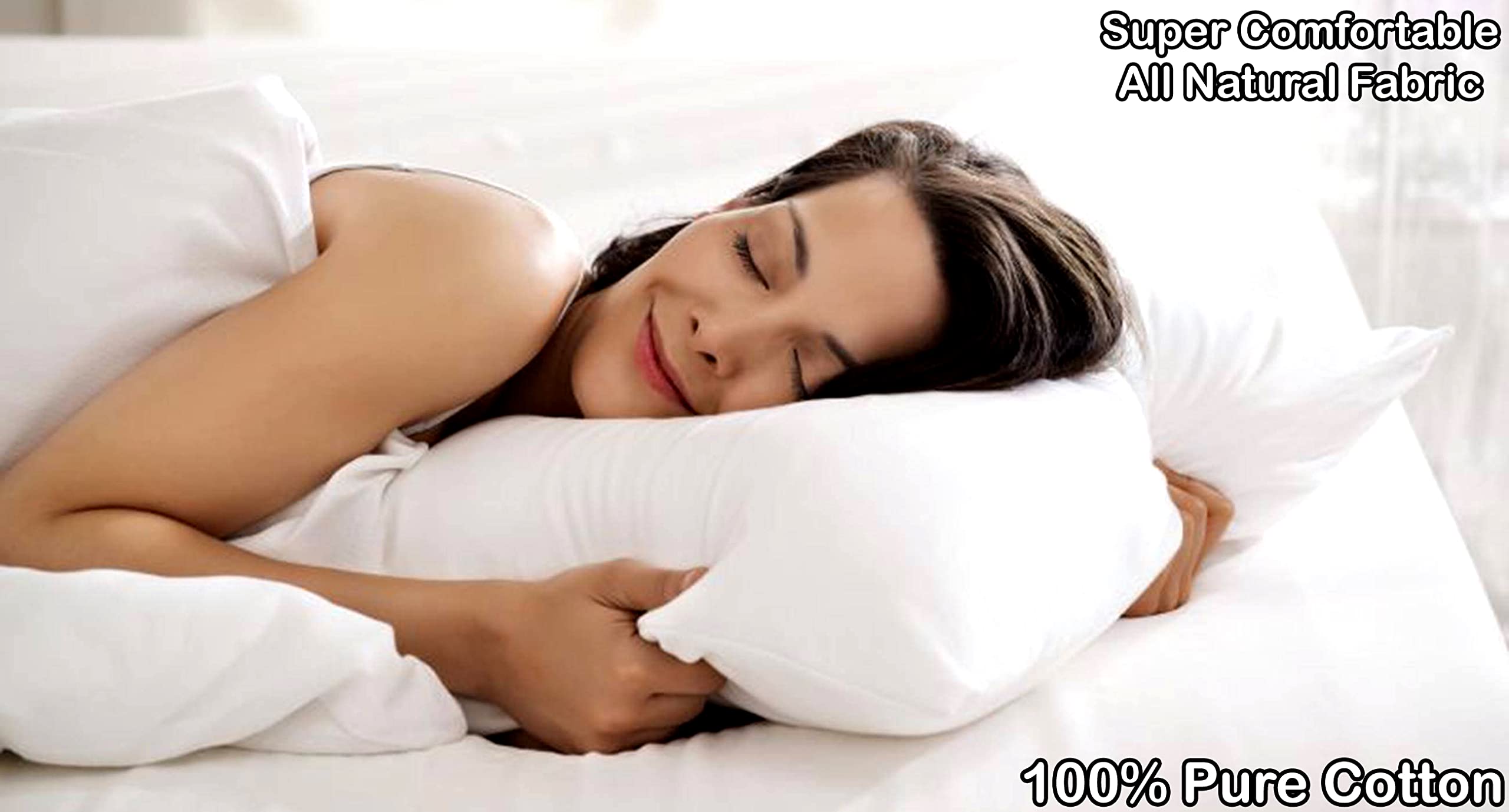 Euphoric Gifts White 100% Egyptian Cotton Double Duvet Bedding Set