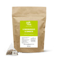 The Tea Masters Lemongrass and Ginger Herbal Tea - 50 Prism Teabags