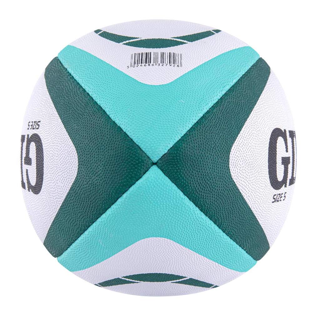 Gilbert Atom Match Rugby Ball – Size 5 Professional Green Match Ball
