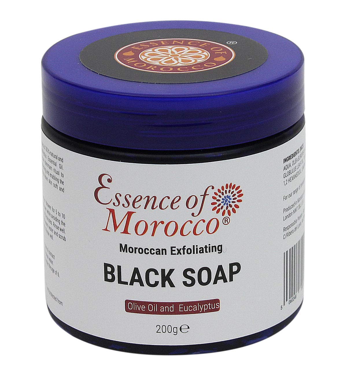 Moroccan Black Soap Beldi Scrub with Eucalyptus Oil - 200g
