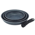 Russell Hobbs Nightfall Stone Non-Stick Frying Pan Set with Detachable Handle