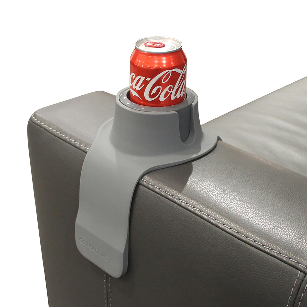 HIT PRODUCTS CouchCoaster® - Couch Armrest Cup Holder, Steel Grey - image 1