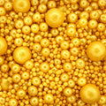 Twist Ingredients Glimmer Gold Edible Pearls - 1kg Cake Topper Sprinkles