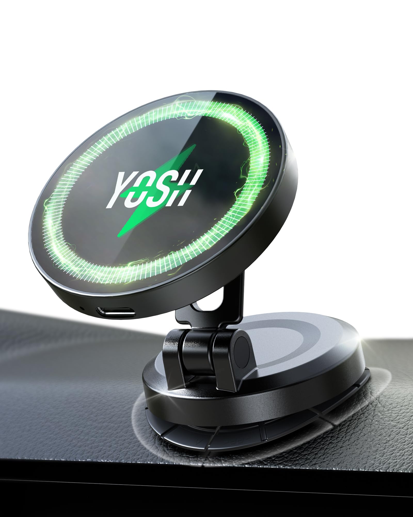 YOSH 15W MagSafe Magnetic Wireless Car Charger Mount for Dashboard