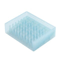 Yamazaki FLOAT Silicone Soap Tray – Minimalist Draining Dish, Blue