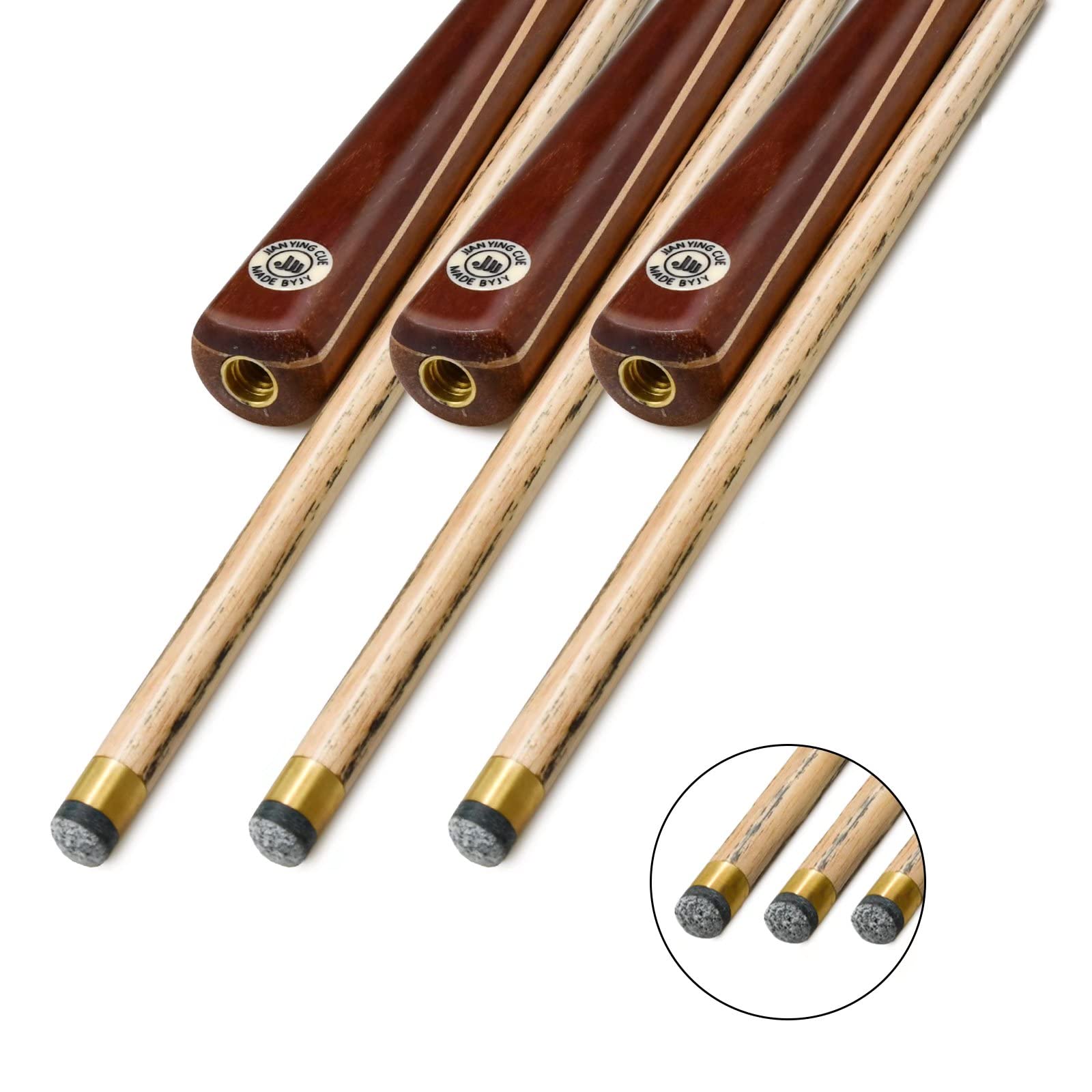 AONETIGER 3/4 Jointed Snooker Cue | 57" Ash Shaft Pool Cue with Case