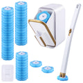 Jolof Store Disposable Toilet Brush Set | 48 Refills & Wall Mount Holder