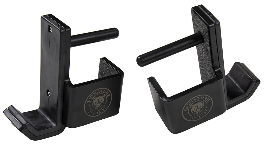 Signature Fitness SF-3 J-Hooks | 1,500lb Capacity for 3x3 Power Racks