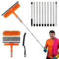 4.5M Window Cleaning Kit | Telescopic Pole & Squeegee