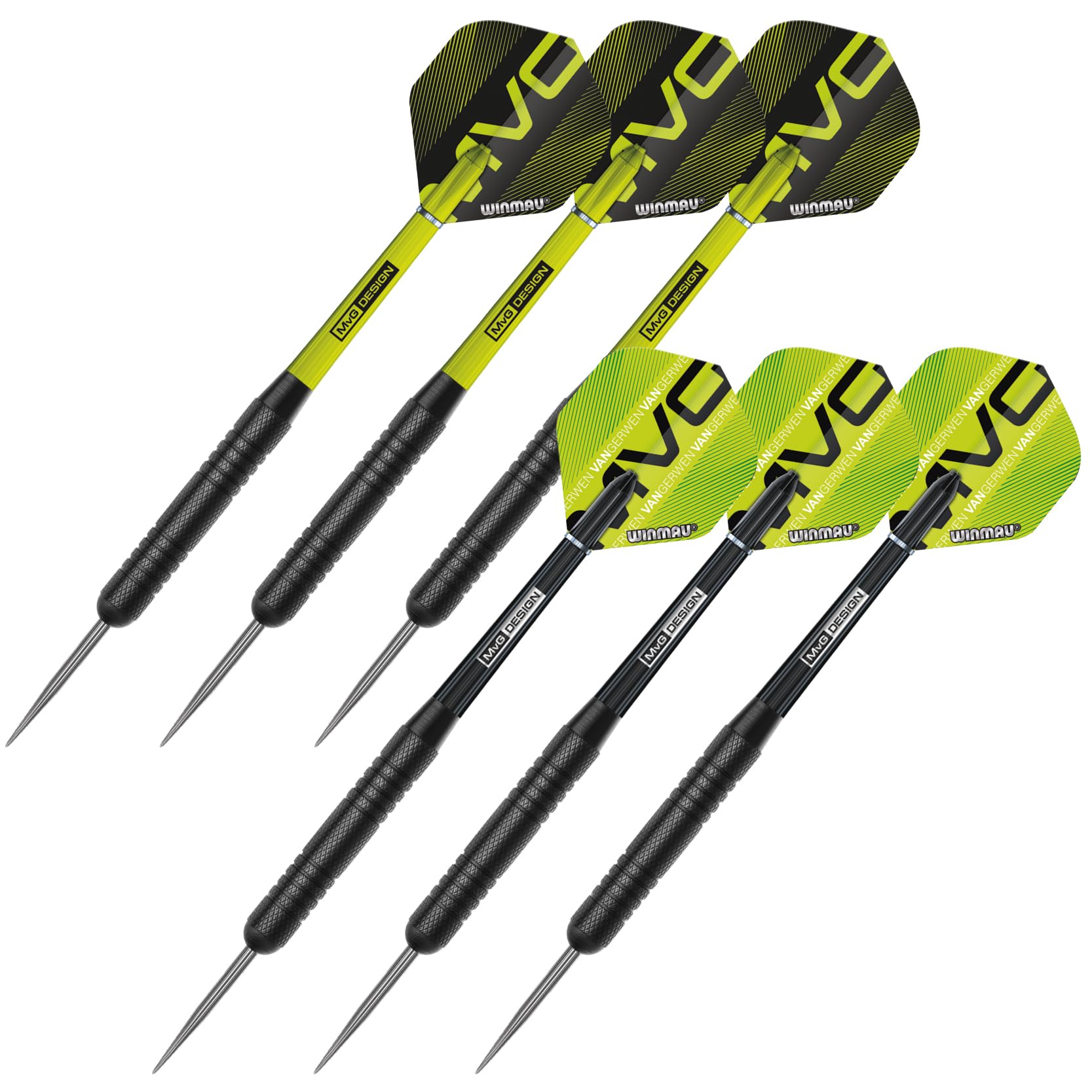 Winmau Michael van Gerwen MvG Dartboard Set with Surround and Darts
