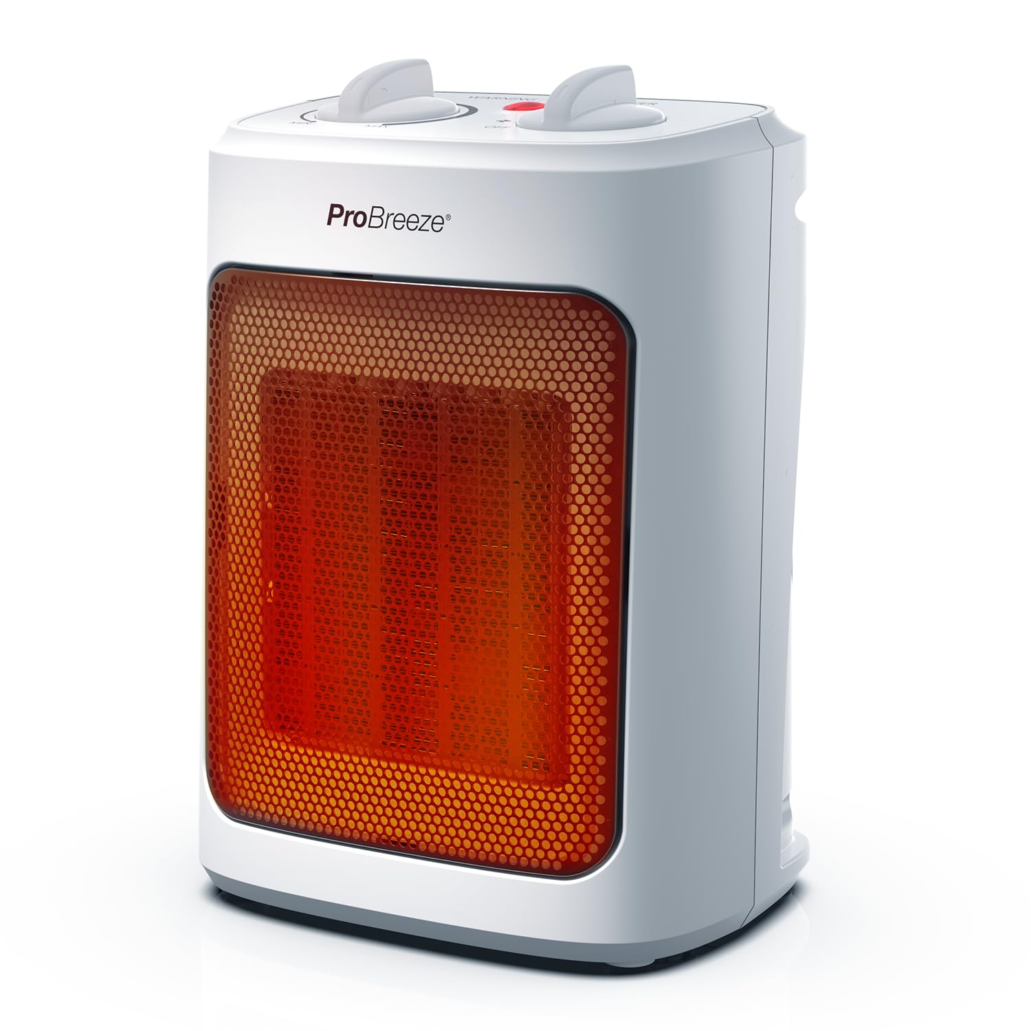 Pro Breeze 2000W Mini Ceramic Fan Heater | 3 Heat Settings & Safety