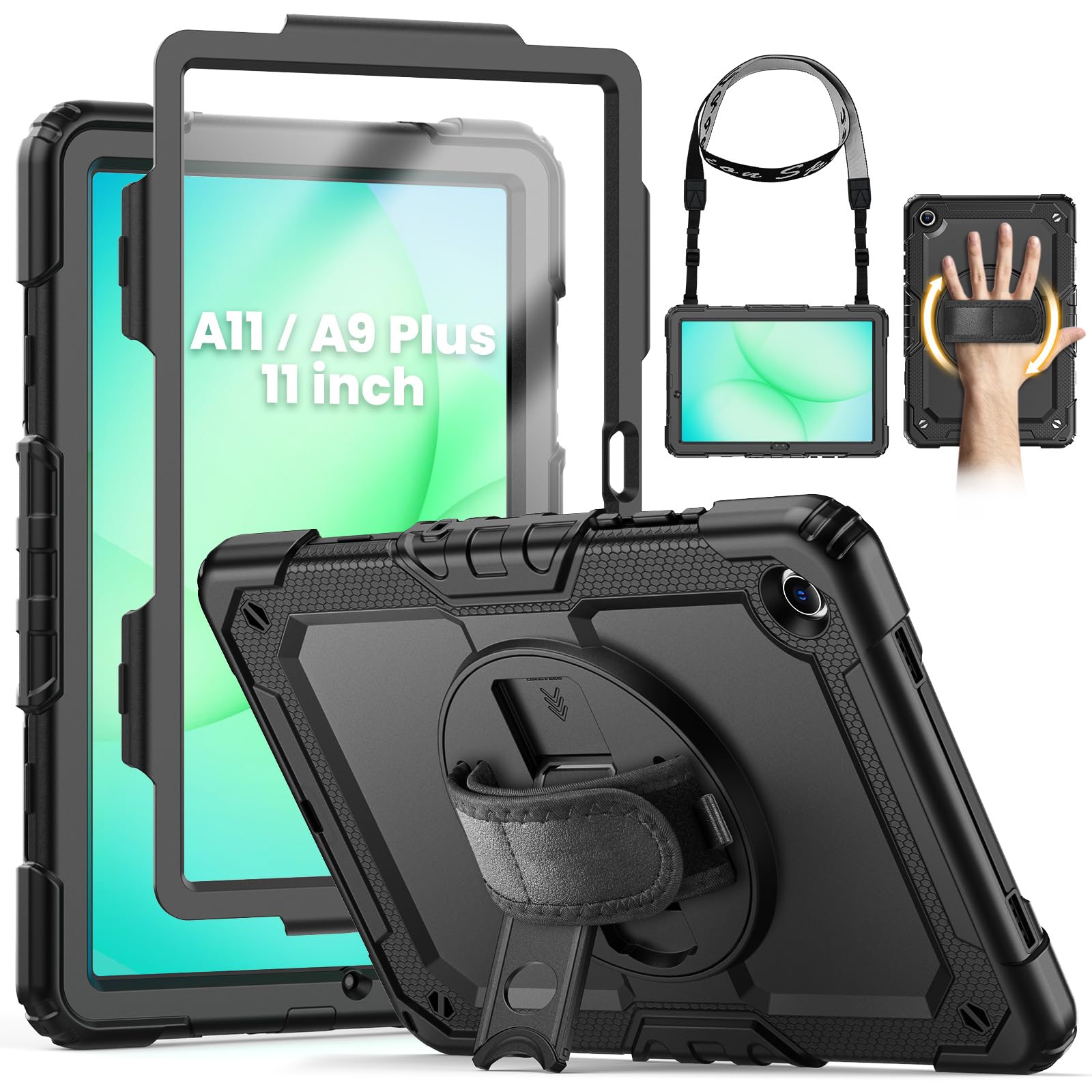 SEYMCY Samsung Galaxy Tab A11+/A9+ Case | Shockproof Rugged Cover