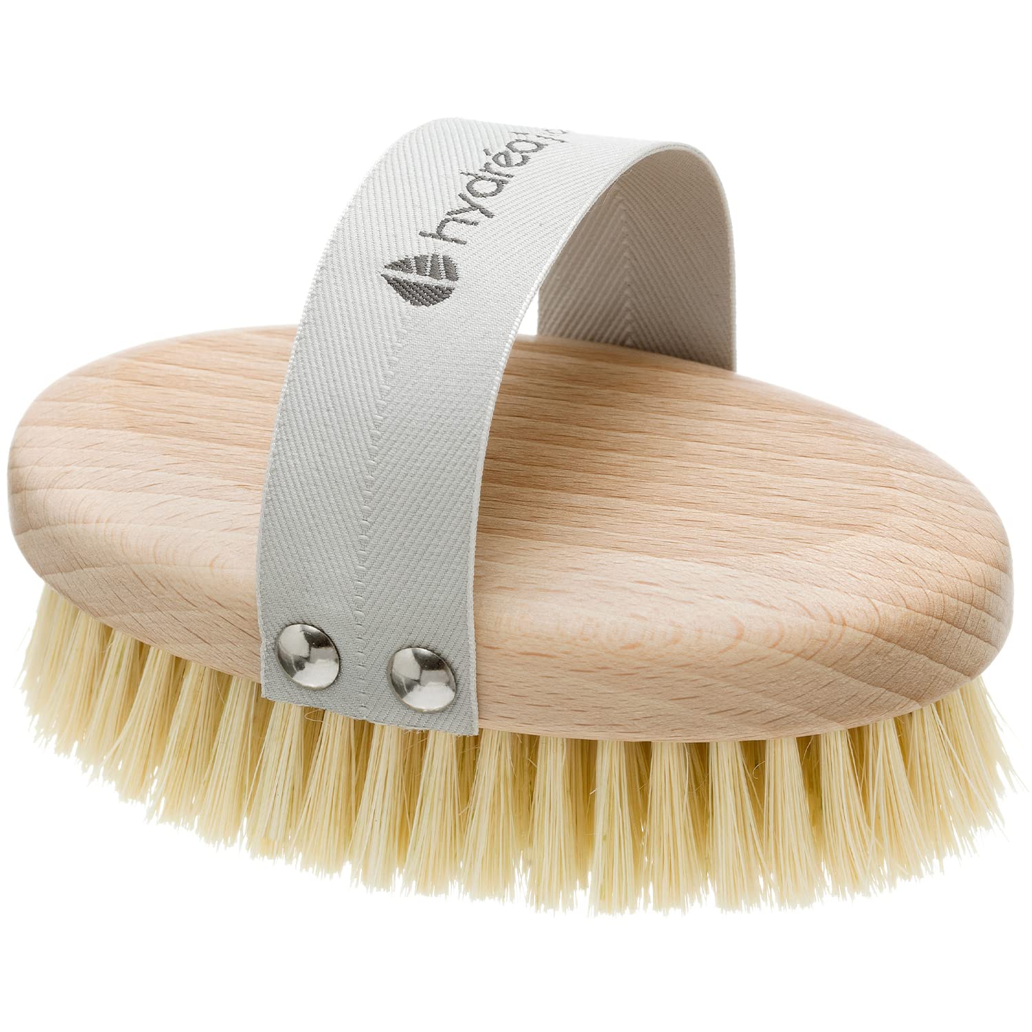 Hydrea London Dry Brushing Body Brush – Vegan Cactus Bristle & Beechwood