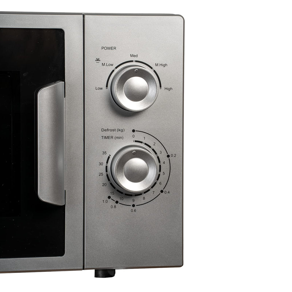 SIA FAM21SI 700W Freestanding Silver Microwave - 20L Capacity