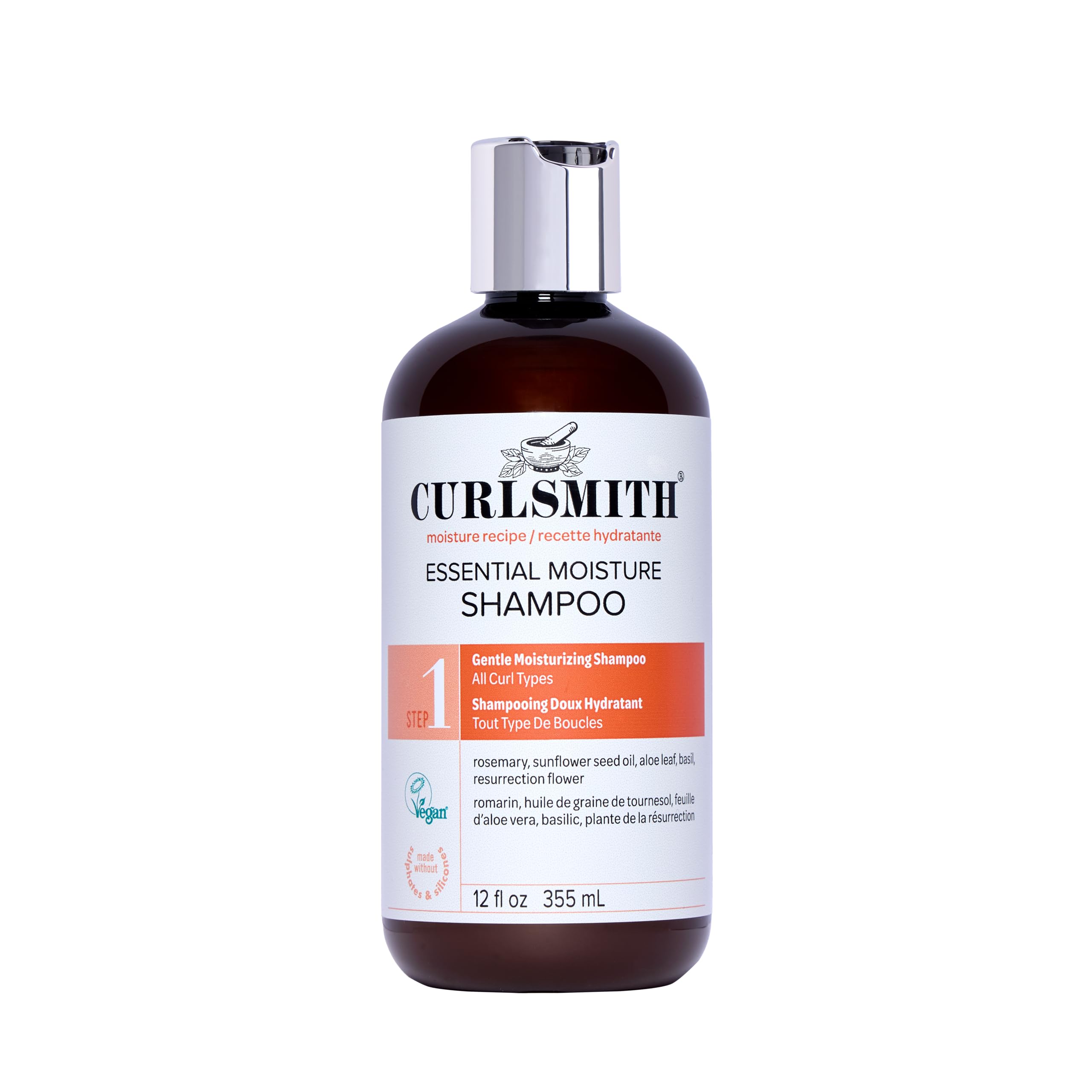 Curlsmith Essential Moisture Cleanser – Vegan Nourishing Shampoo (355ml)