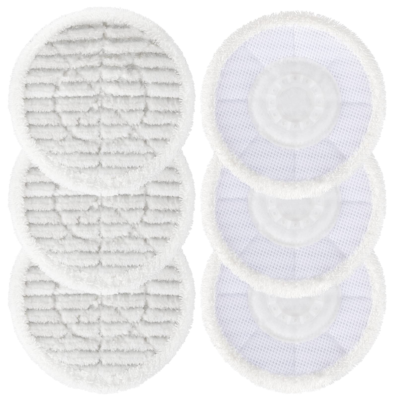 Steam Mop Pads for Shark S6002UK S7201UK - 6 Pack Reusable