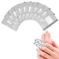 xQzit 500pcs Gel Nail Polish Remover Foil Wraps with Cotton Pads