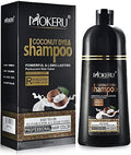 Mokeru Coconut Oil Hair Dye Shampoo | Natural Black Color - 500ml